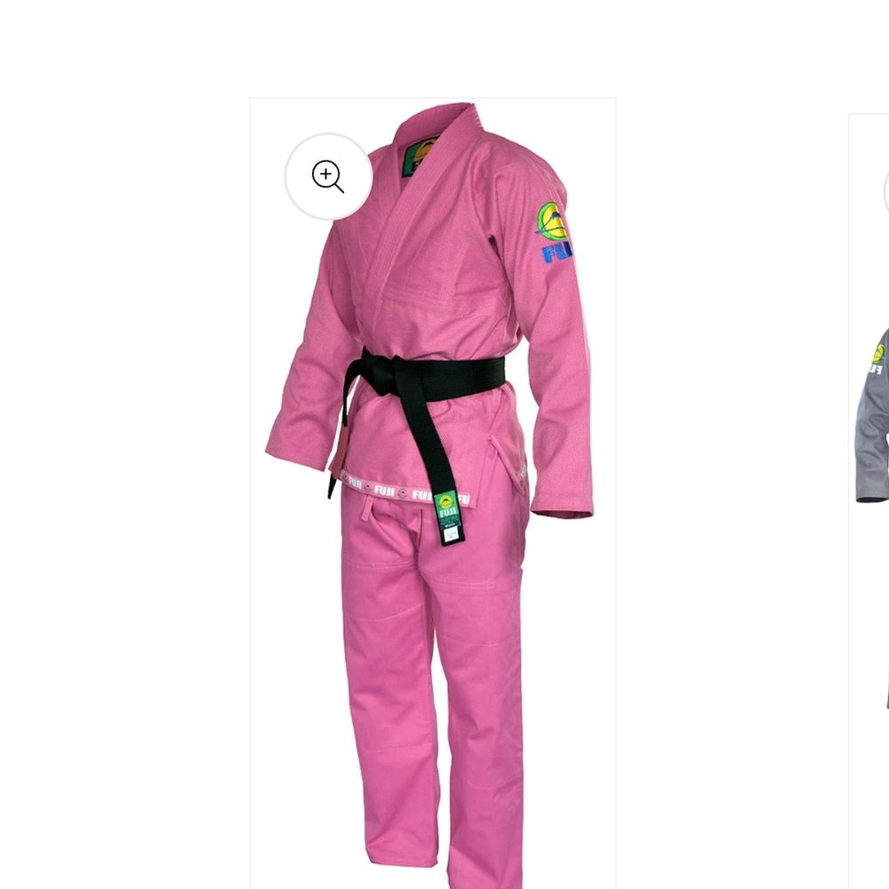Pink Fuji BJJ Gi with Black Belt